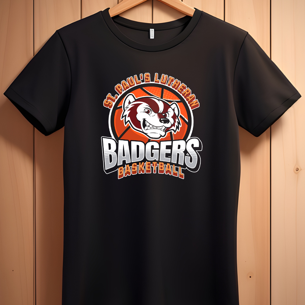 St. Paul's Badgers Basketball T-Shirt