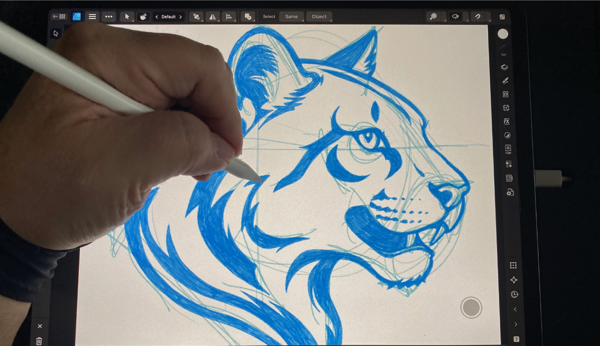 WIP of a Wildcat Mascot