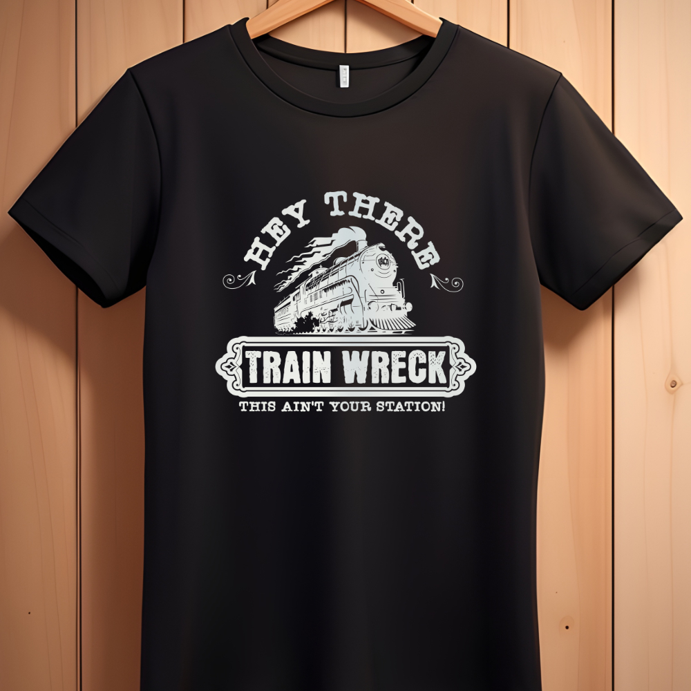 Train Wreck T-Shirt Design