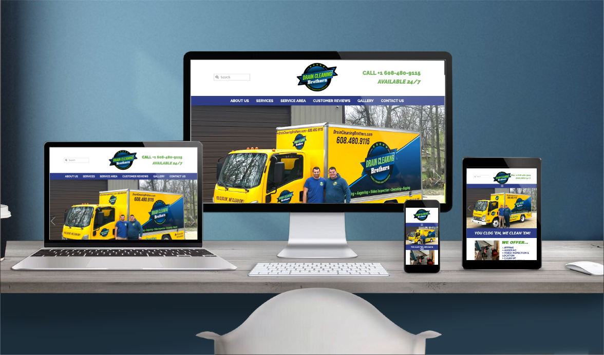 Drain Cleaning Brothers Commercial Website